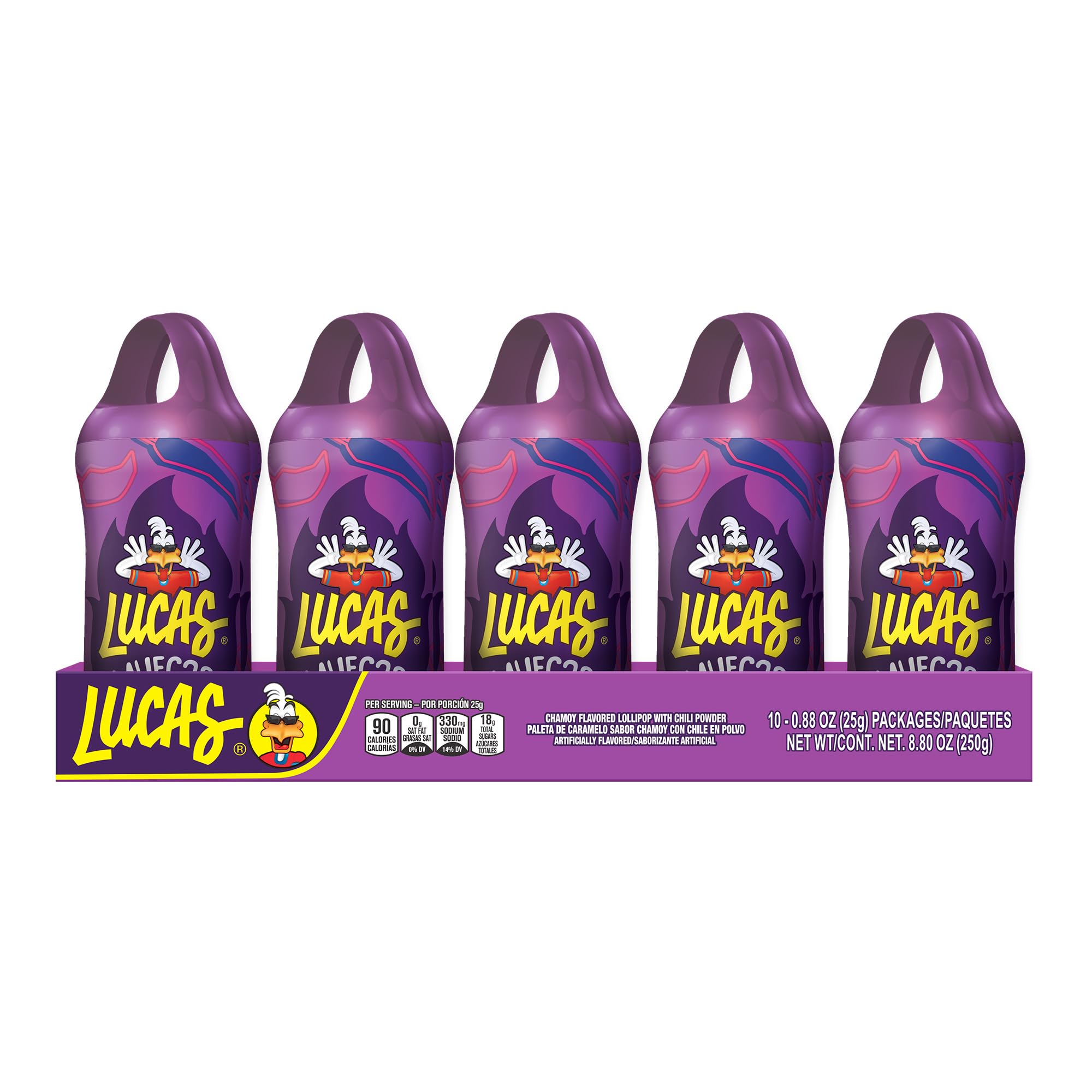 Amazon.com : Lucas Muecas Lollipop Chamoy Flavor Candy, 0.96oz